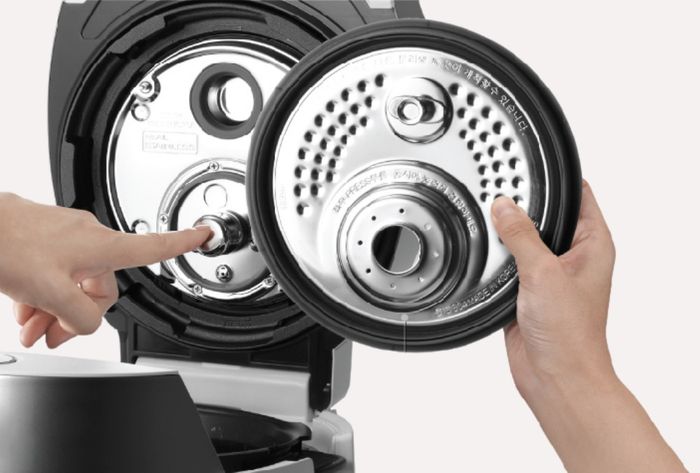 Nắp phụ tháo rời đơn giản