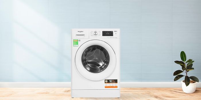 Máy Giặt Whirlpool Inverter 8 Kg FFB8458WV EU có thiết kế hiện đại
