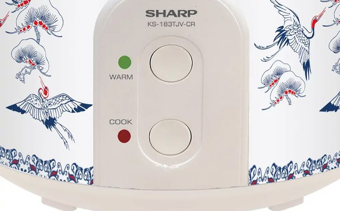 Chức năng giữ ấm nồi cơm điện Sharp KS-223TJV-CR