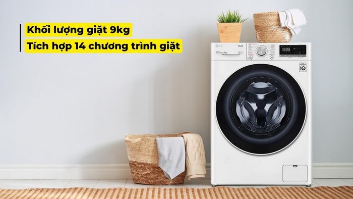 Máy được trang bị đến 14 chương trình giặt