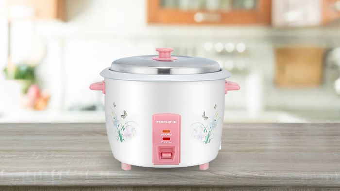 Nồi cơm nắp rời Perfect PF-CR18 sở hữu kiểu dáng hiện đại và trẻ trung