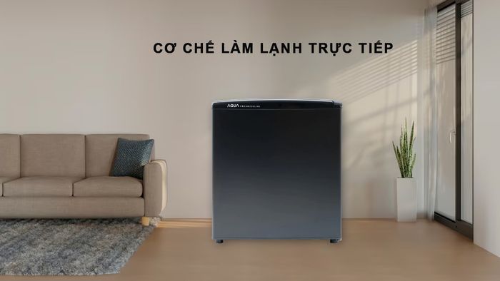 Tủ Lạnh Aqua AQR-D59FA có cơ chế làm lạnh trực tiếp