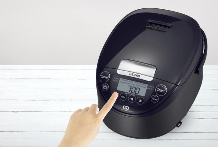 Cài đặt chế độ nấu với nút nhấn điện tử
