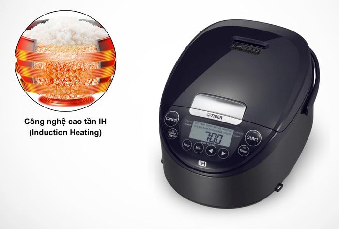 Công nghệ cao cần IH nấu cơm nhanh