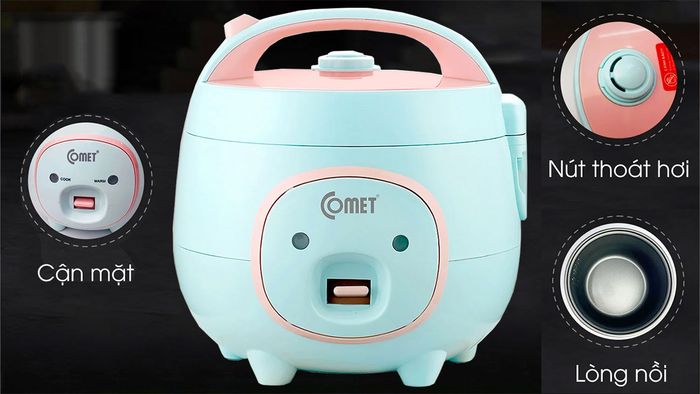 Comet CM8007 được làm từ các chất liệu cao cấp
