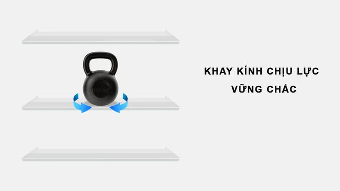 Khay kính chịu lực của Tủ Lạnh Aqua AQR-D59FA
