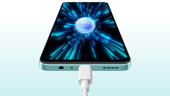Realme C51 4GB 64GB được trang bị sạc nhanh SuperVOOC 33W