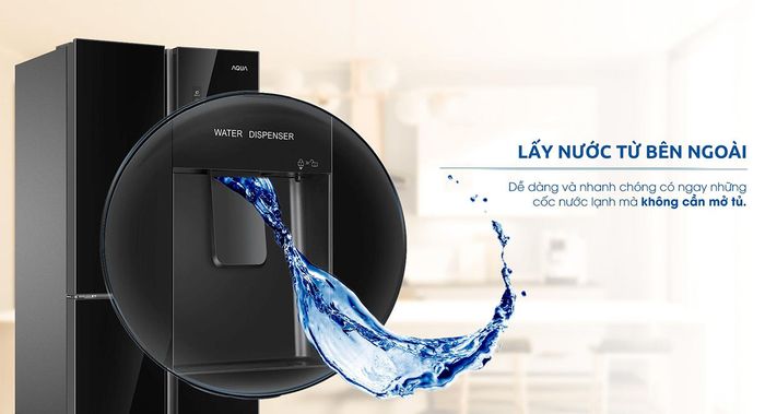Lấy nước từ bên ngoài tiện lợi