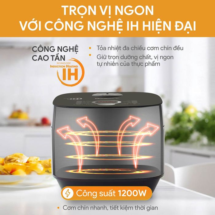 BlueStone RCB-5995 với công nghệ IH hiện đại và công suất 1200W