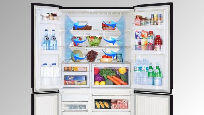 Công nghệ làm lạnh đa chiều giúp thực phẩm tươi ngon dài lâu