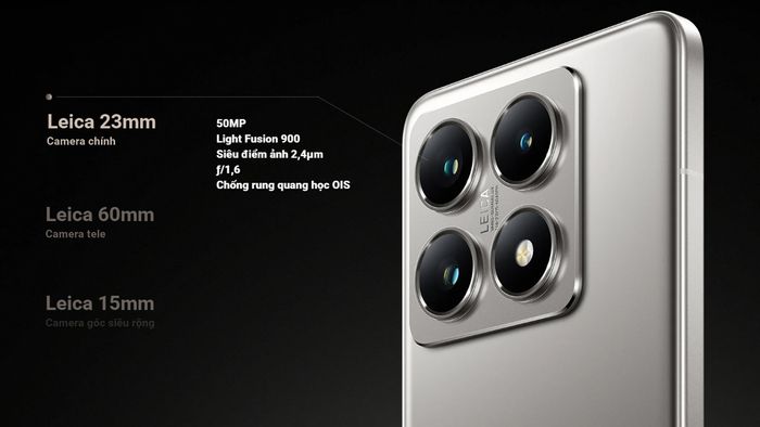 Xiaomi 14T Pro được trang bị hệ thống camera Leica chuyên nghiệp