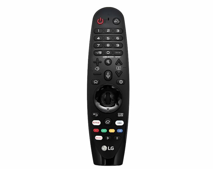 Thiết kế remote gọn nhẹ, dễ sử dụng 