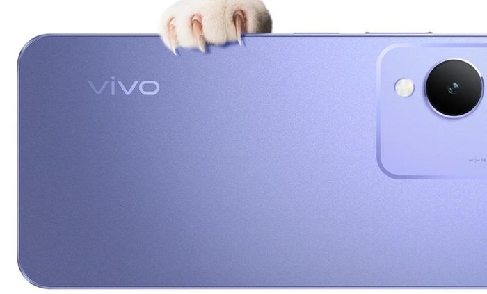 Mặt lưng nhám tiện lợi của Vivo Y17s