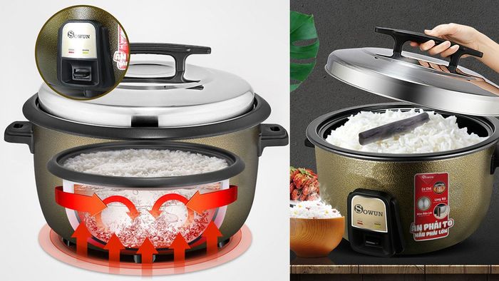 Sowun SW69100S sử dụng điều khiển nút gạt dễ sử dụng