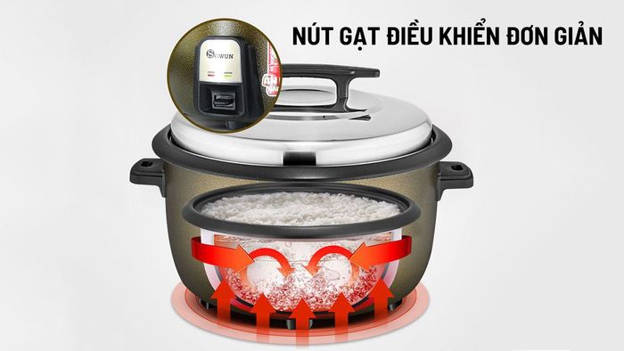 Nút gạt điều khiển đơn giản