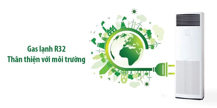 Gas làm lạnh R32 thân thiện với môi trường