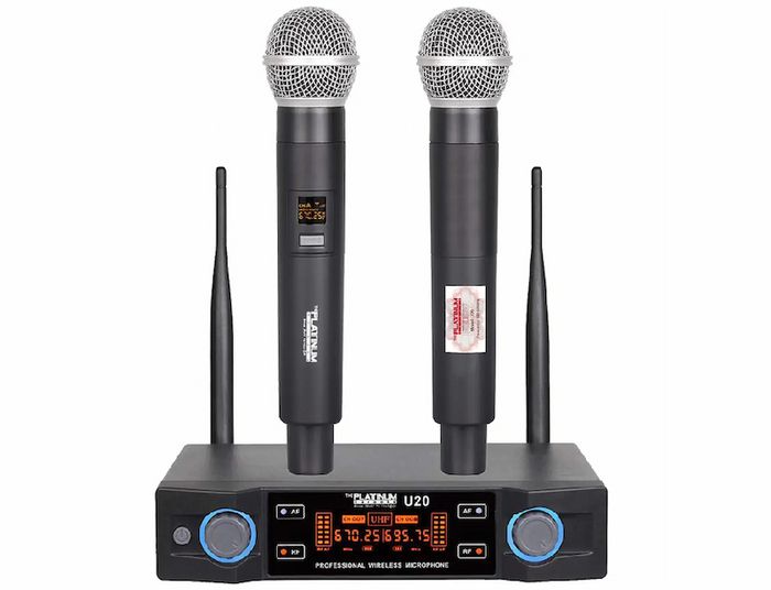 Bộ Micro Không Dây Platinum U20 với thiết kế nhỏ gọn