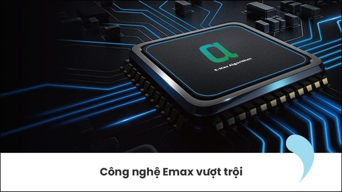 Bộ vi xử lý E-Max giúp thiết bị tối ưu điện năng hiệu quả