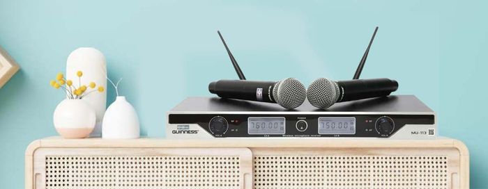 Micro không dây Guinness MU-113 có thiết kế hiện đại, sang trọng