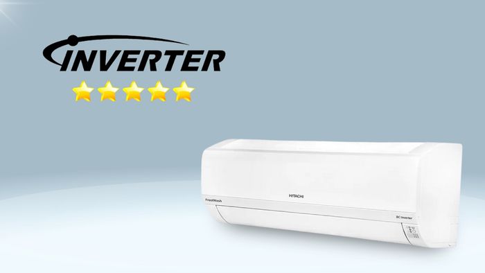 Máy lạnh Hitachi Inverter tiết kiệm điện, vận hành êm ái, bền bỉ