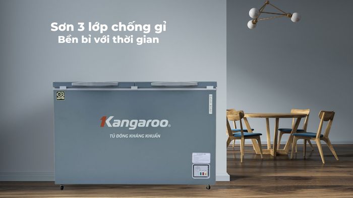 Tủ được sơn 3 lớp chống gỉ bền bỉ với thời gian