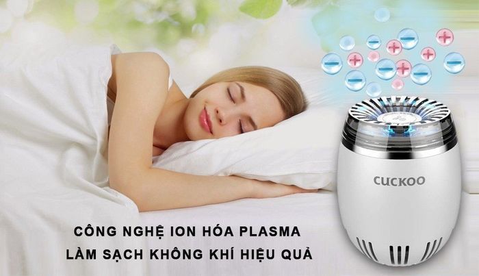 Công nghệ ion hóa Plasma của máy lọc không khí Cuckoo AC-03V10W