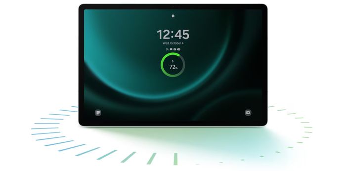 Thời lượng pin lâu dài với Galaxy Tab S9 Plus 128GB