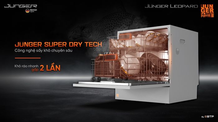 Công nghệ sấy nóng chuyên sâu Junger Super Dry Tech