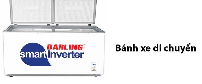 Bánh xe di chuyển dễ dàng