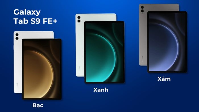 Samsung Galaxy Tab S9 FE Plus 128GB sở hữu màu sắc trẻ trung