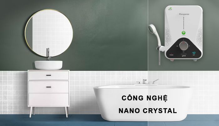 Kangaroo KG588WP được tích hợp công nghệ kháng khuẩn Nano Crystal