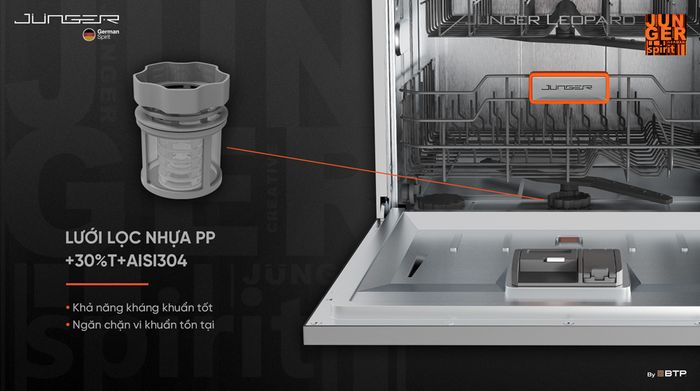 Lưới lọc nhựa PP có khả năng kháng khuẩn tốt