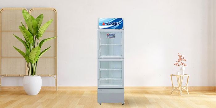 Tủ Mát Alaska 385 Lít LC-385D có thiết kế 2 cánh trên dưới