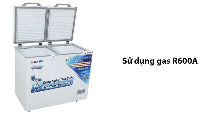 Sử dụng gas R600A, tiết kiệm điện năng