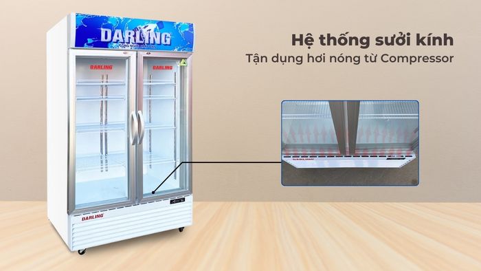 Hệ thống sưởi kính chống đọng sương tận dụng hơi nóng từ compressor