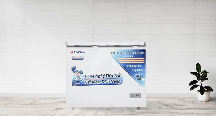 Tủ Đông Mát Alaska 205 Lít BCD-3068C được phân thành 2 khu đông mát riêng biệt
