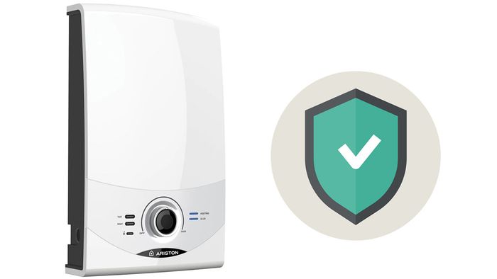Ariston SM35PE-VN trang bị hệ thống an toàn đồng bộ