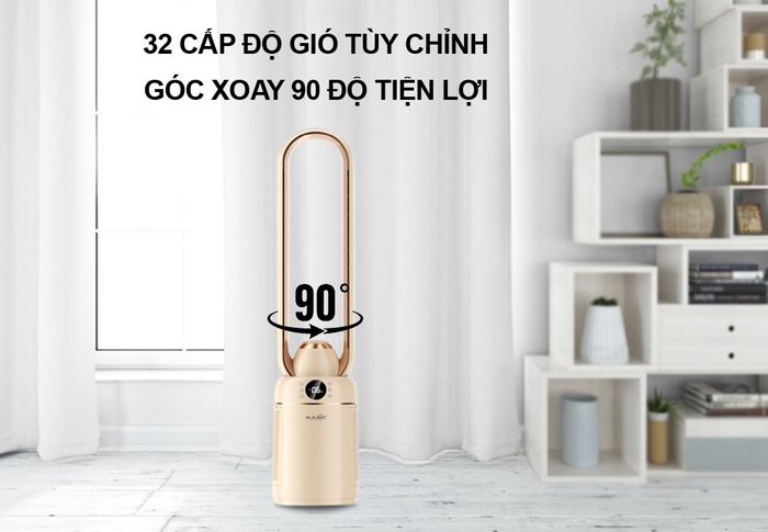 Quạt Magic Eco AC-305 với góc xoay 90 độ