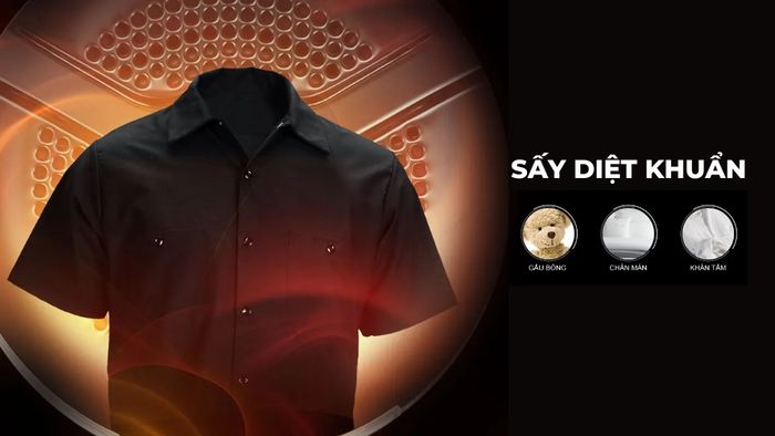 Công nghệ sấy diệt khuẩn bảo vệ sức khỏe người dùng
