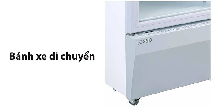 Bánh xe di chuyển dễ dàng