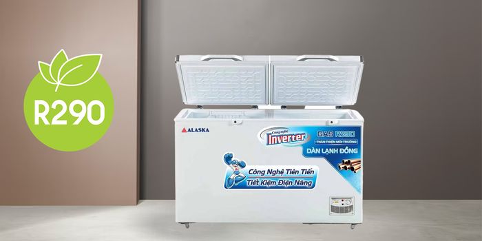 Công nghệ biến tần inverter kết hợp gas R290 tiết kiệm điện năng