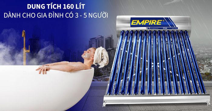 Máy nước nóng Empire Titan EPNL-TT1516 dung tích 160 Lít