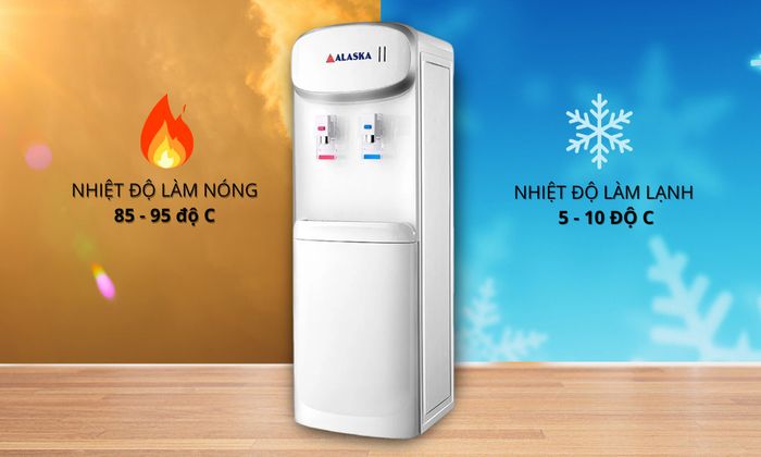 Máy nóng lạnh Alaska R-88 cung cấp đa dạng mức nhiệt
