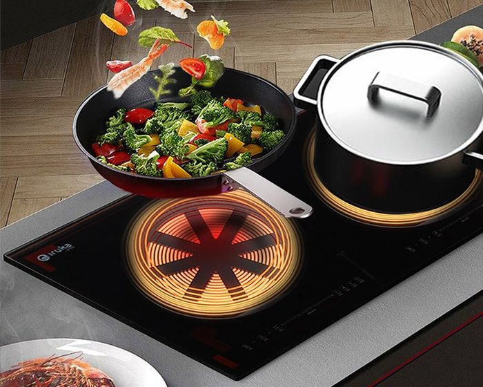 Bếp điện từ đôi Iruka I-28 2 vùng nấu