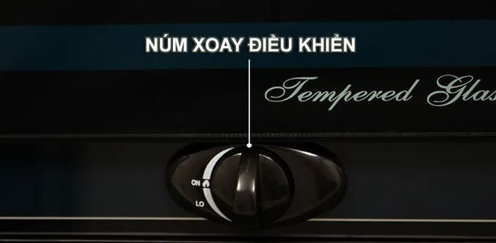 Bếp gas Duxton DG-620 sử dụng núm xoay điều khiển