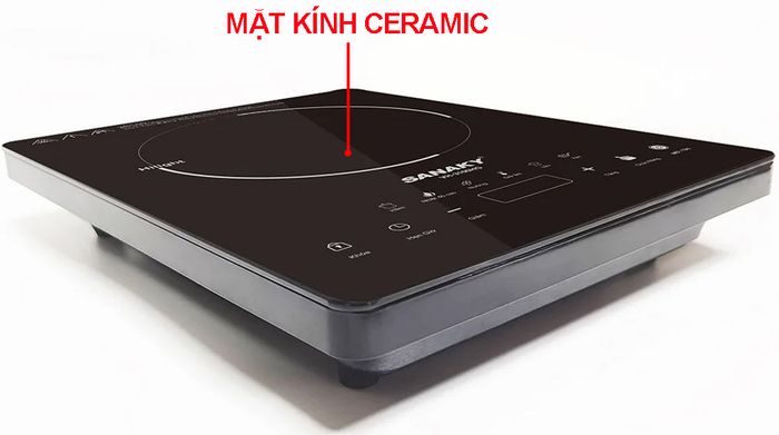 Mặt bếp hồng ngoại đơn Sanaky VH-6100HG bằng kính Ceramic