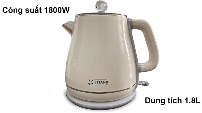 Bình đun 2 lớp cao cấp Titani TK-1830 công suất 1800W