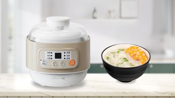 Nồi nấu chậm đa năng Bear DDZ-A08T8 thiết kế nhỏ gọn