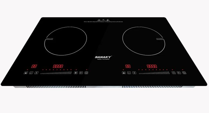 Bếp điện từ - Hồng ngoại Sanaky VH-5100HGT kiểu dáng gọn gàng