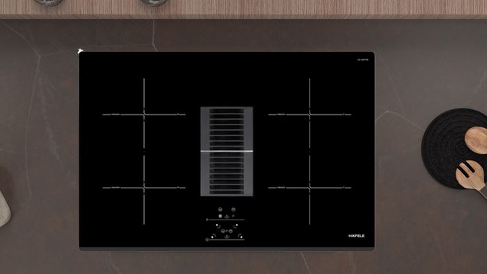 Bếp từ kết hợp hút mùi Hafele HC-IHH77D - Đức có thiết kế sang trọng